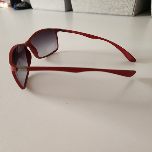 Ray-ban Sunglasses RB4179M Liteforce in Matte Red with Gray gradient (NEW) - Picture 8 of 11